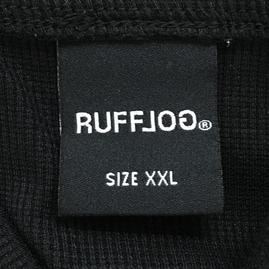 RUFFLOG（ラフロッグ） 【超美品】ラフロッグ 半袖ハイネックシャツ 黒