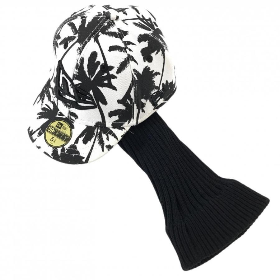 NEW ERA（ニューエラ） 【美品】ニューエラ ヘッドカバー(DR) 白×黒