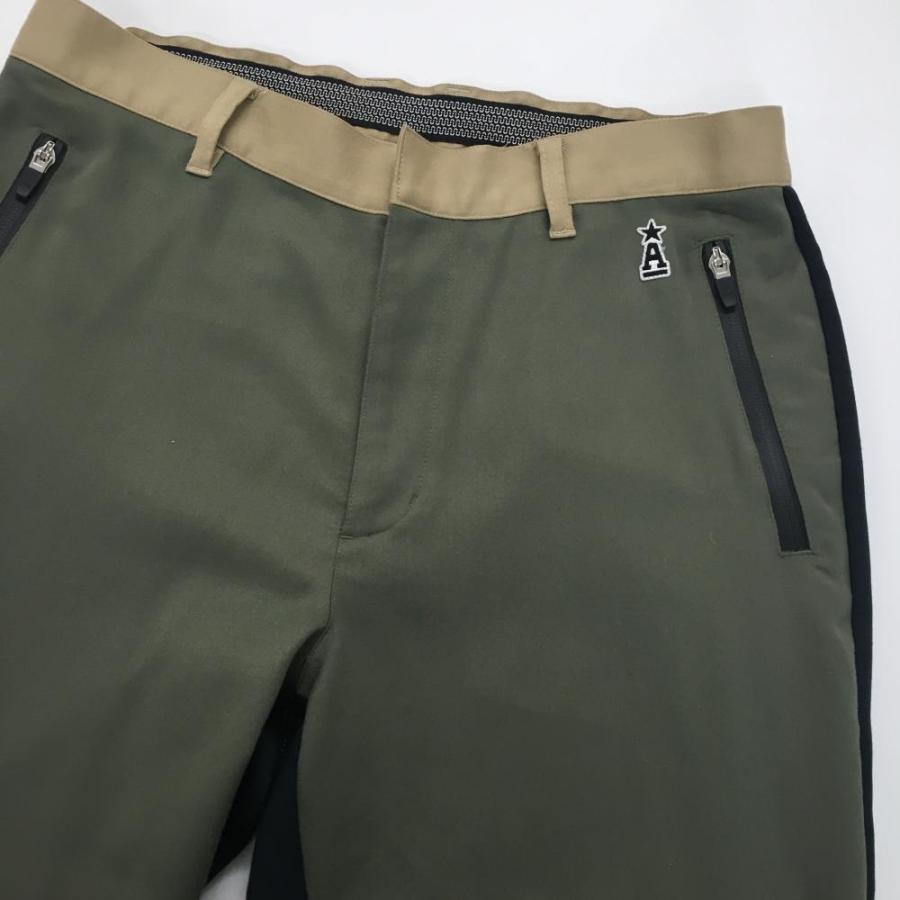 archivio（アルチビオ） 【美品】アルチビオ パンツ カーキ×黒 切替