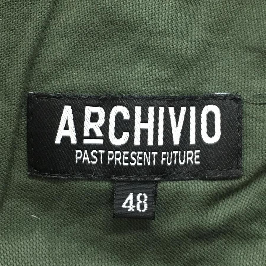 archivio（アルチビオ） 【美品】アルチビオ パンツ カーキ×黒 切替