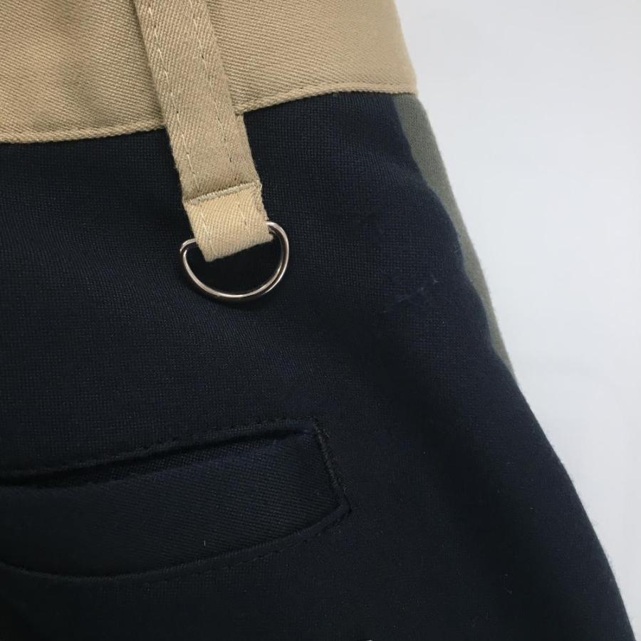 archivio（アルチビオ） 【美品】アルチビオ パンツ カーキ×黒 切替