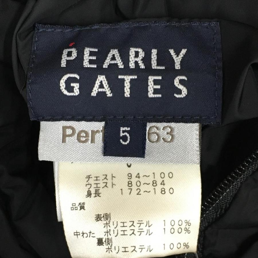 PEARLY GATES（パーリーゲイツ） 中綿リバーシブルジャケット 黒 裏