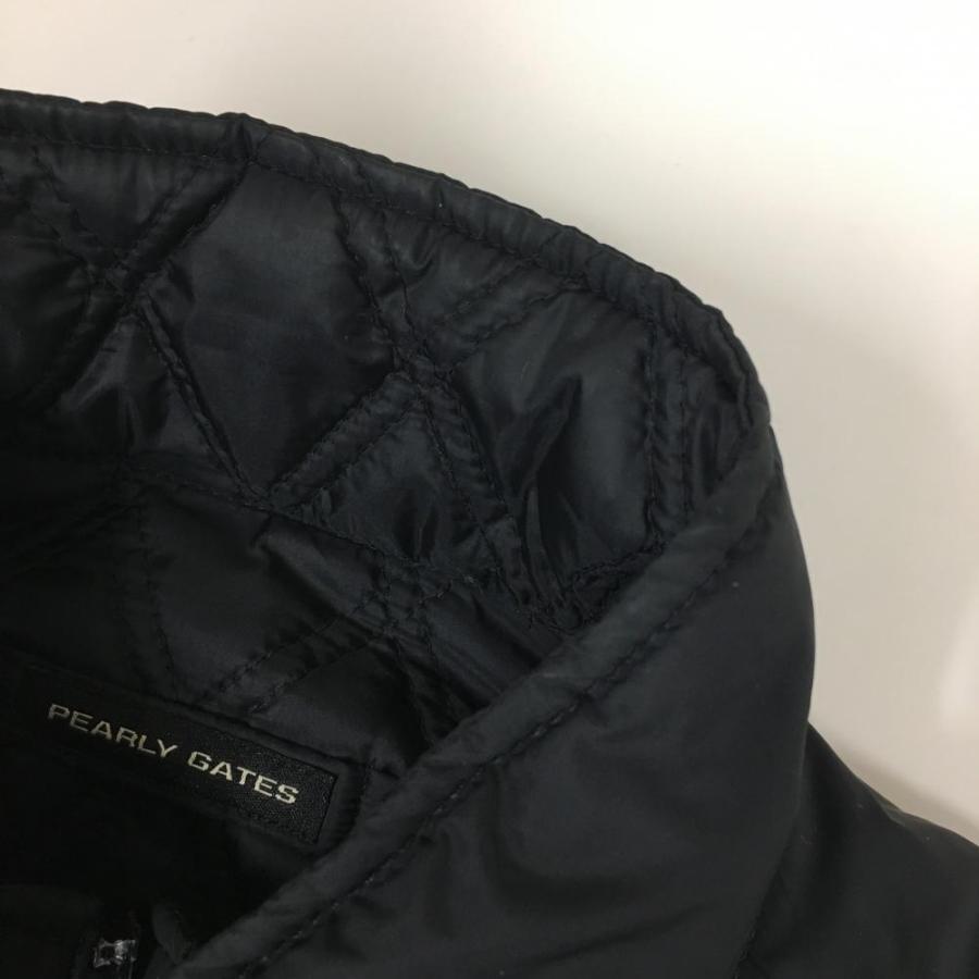 PEARLY GATES（パーリーゲイツ） 中綿リバーシブルジャケット 黒 裏