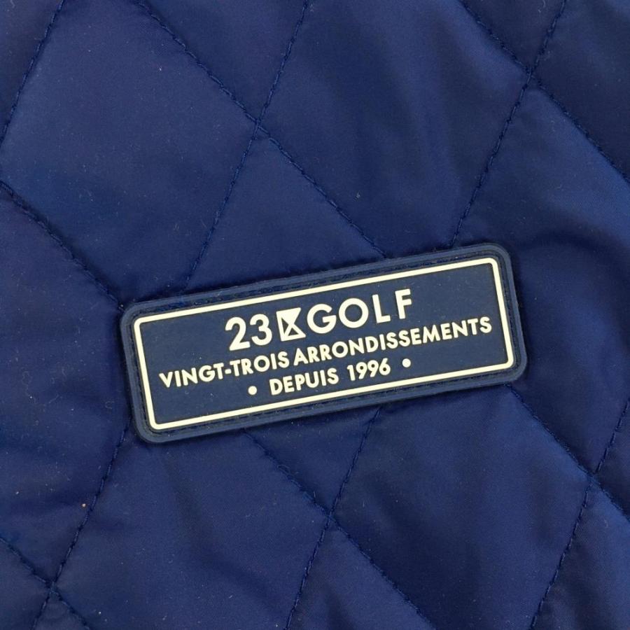 23区GOLF 【美品】23区ゴルフ 中綿ジャケット ブルー キルティング