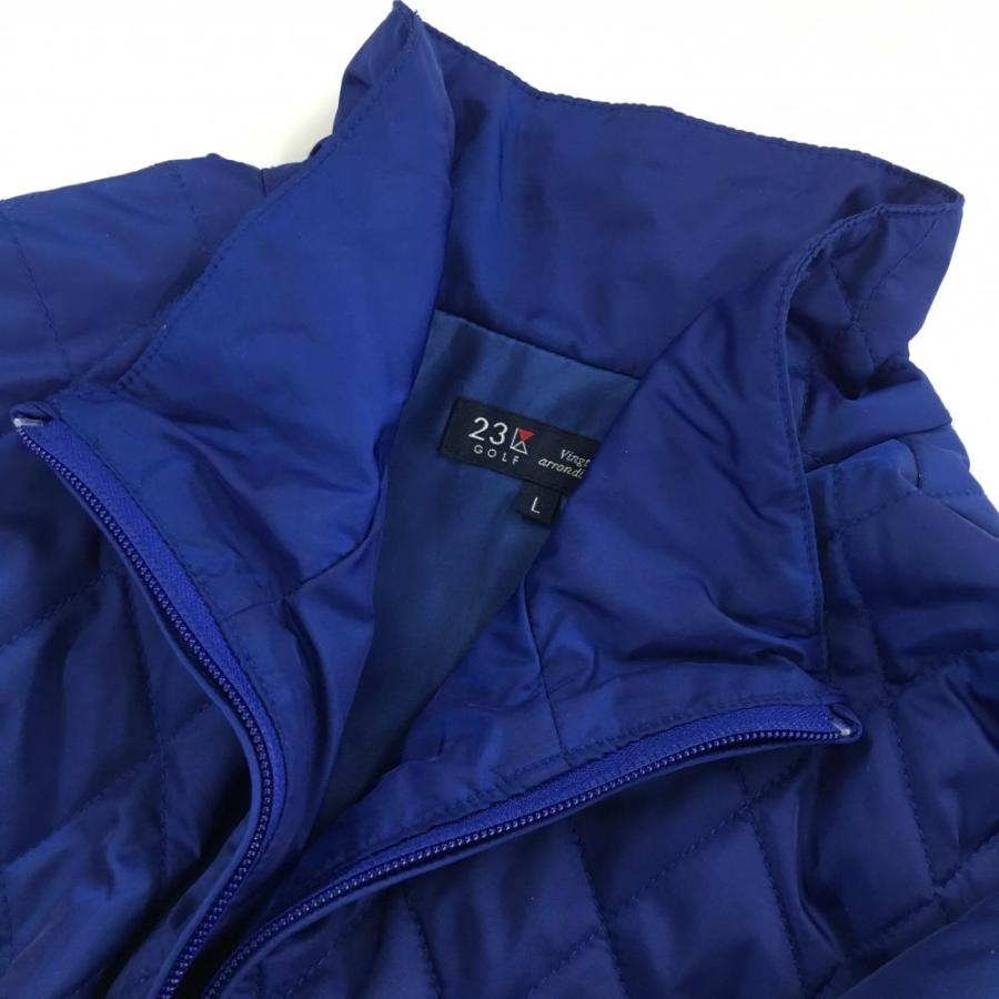23KU GOLF メンズ ジャケット ブルー 23区GOLF 【美品】23区ゴルフ 中綿ジャケット ブルー キルティング