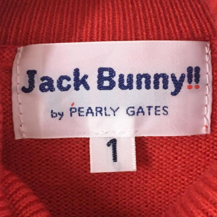JACK BUNNY!! - coco 中古 ジャックバニー Jack Bunny!! レディース セーター 1(M) 赤  長袖タートルネックニット 総柄 Jack Bunny!!（ジャックバニー） 【超美品】ジャックバニー