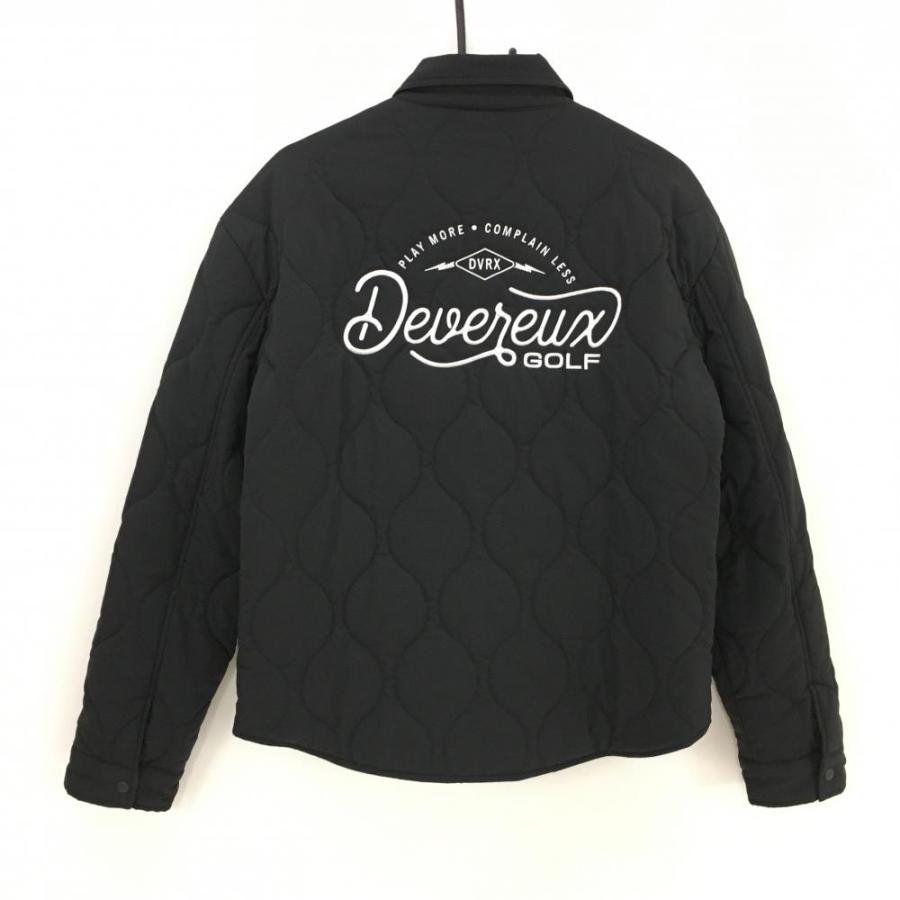 devereux golf デヴァローゴルフ フルジップジャケット XL DEVEREUX GOLF 【超美品】デヴァローゴルフ 中綿ジャケット 黒