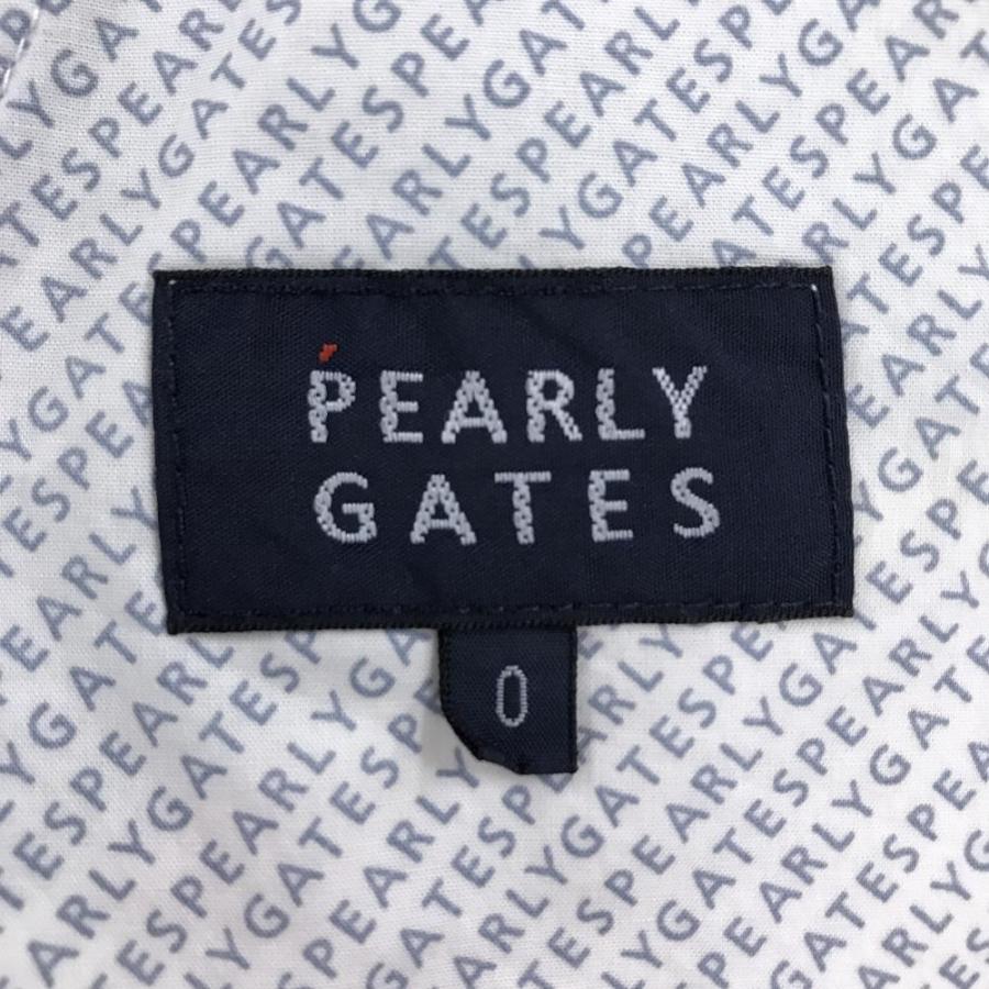 現行モデル　パーリーゲイツ　パンツ　総柄　黒　白　XL〜XXL相当 ストラップ付 PEARLY GATES（パーリーゲイツ） レインコート カッパ 「PEARLY GATES