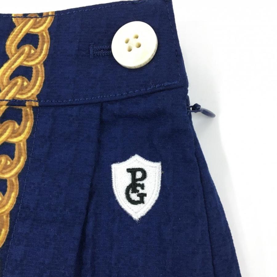 PEARLY GATES チェーン柄 スカート ネイビー PEARLY GATES（パーリーゲイツ） 【新品】パーリーゲイツ スカート