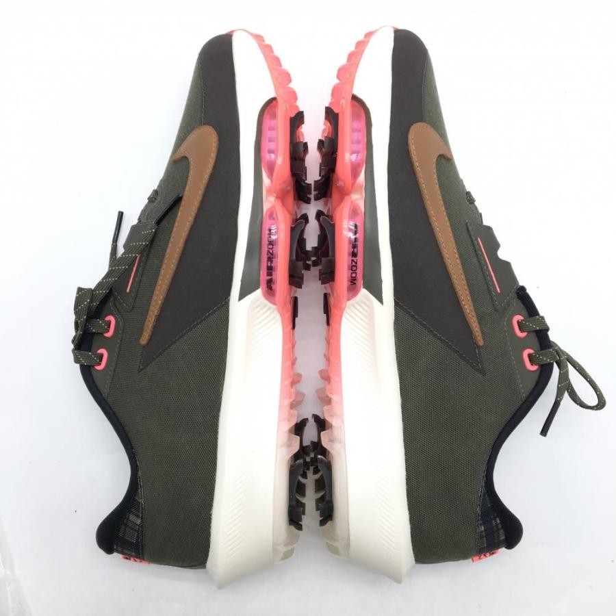 NIKE（ナイキ） 【未使用品】ナイキ ゴルフシューズ カーキ×蛍光ピンク