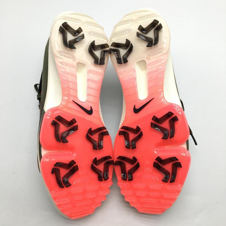 NIKE（ナイキ） 【未使用品】ナイキ ゴルフシューズ カーキ×蛍光ピンク