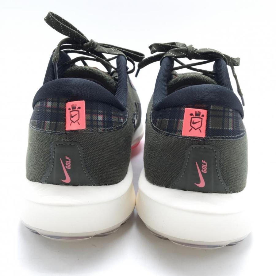 NIKE（ナイキ） 【未使用品】ナイキ ゴルフシューズ カーキ×蛍光ピンク
