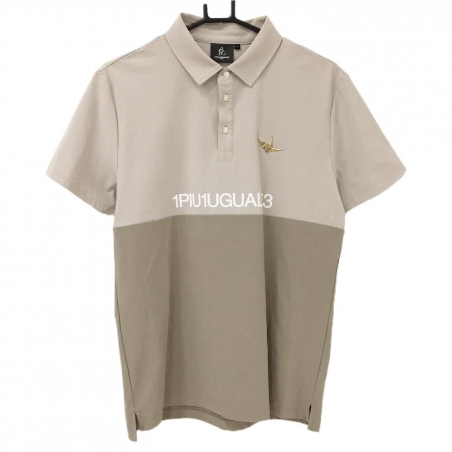1PIU1UGUALE3 GOLF 【超美品】ウノピゥウノウグァーレトレゴルフ 半袖