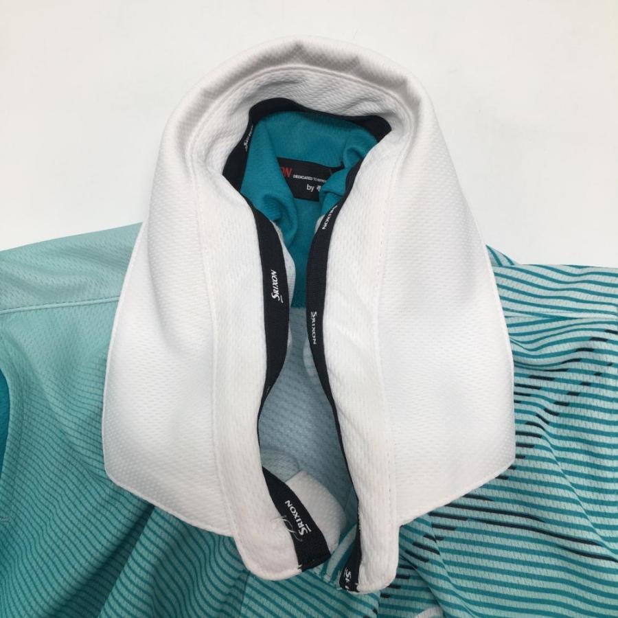 SRIXON 【美品】スリクソンバイデサント 半袖ポロシャツ ブルー