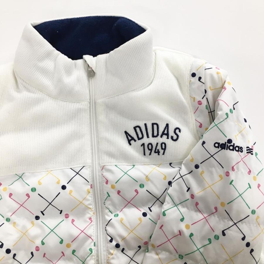 【値下】新品未使用・adidas レディース中綿ジャケット(袖の着脱可) adidas（アディダス） 【新品】アディダス 2WAY中綿ジャケット 白