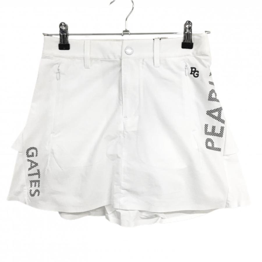 GATES（パーリーゲイツ） PEARLY パーリーゲイツ　バックフリルスカート GATES PEARLY 【新品】パーリーゲイツ 白 スカート レディースウェア