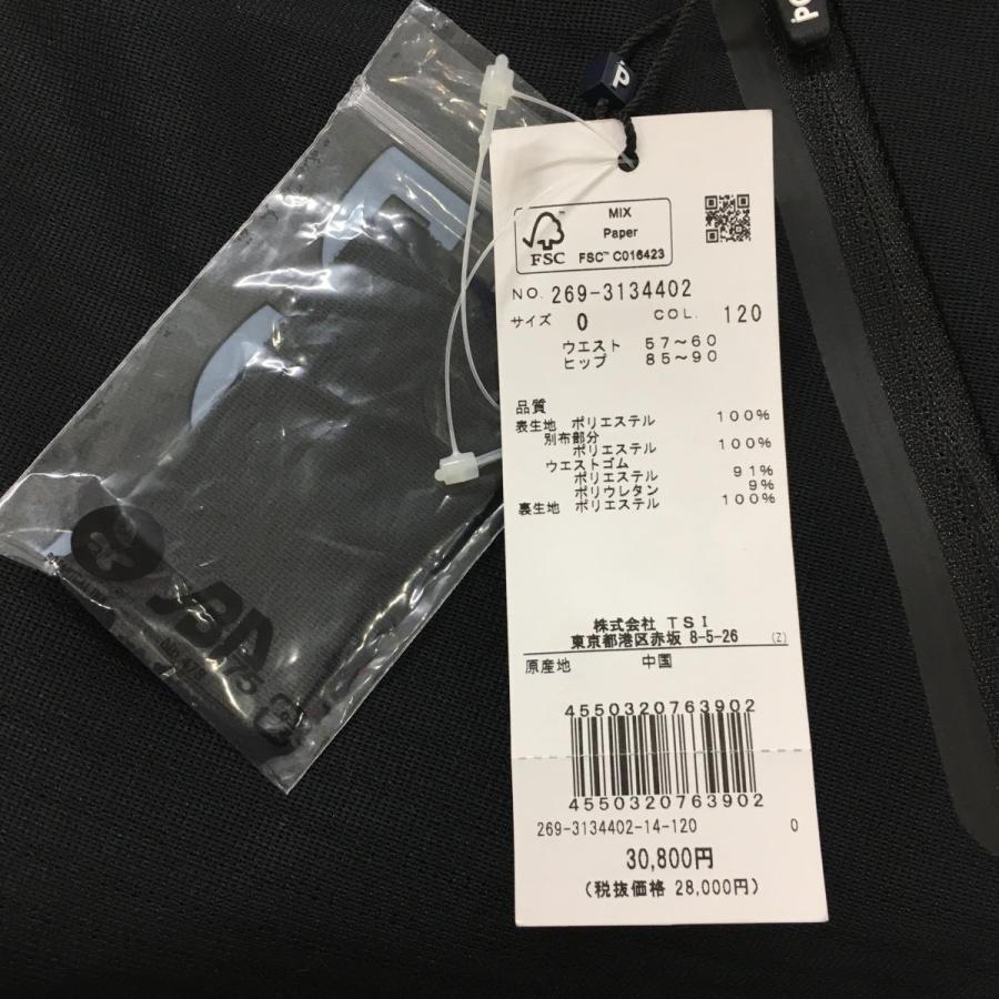 PGG 【新品】PGGパーリーゲイツ スカート 黒 一部プリーツ ウエスト
