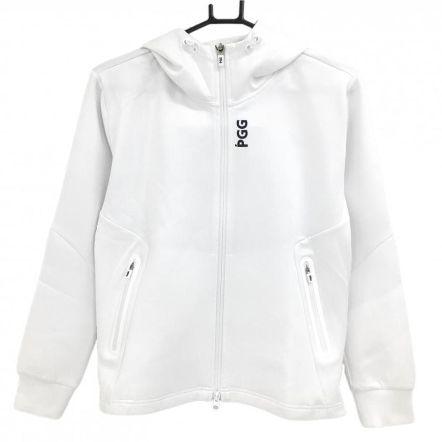 PGG 【新品】PGGパーリーゲイツ ジップパーカー 白×ネイビー サイド