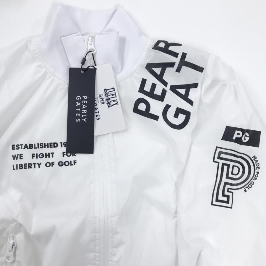 PEARLY GATES ゴルフジャケット アイボリー/ネイビー PEARLY GATES（パーリーゲイツ） 【新品】パーリーゲイツ ジャケット