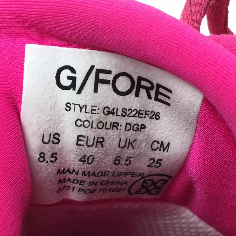 G/FORE（ジーフォア） ゴルフシューズ ピンク×白 G4LS22EF26 スパイク