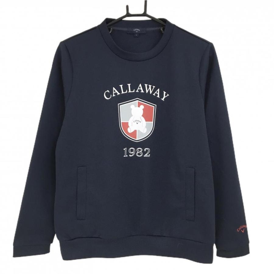 Callaway ゴルフ トレーナー L ネイビー Callaway（キャロウェイ） 【超美品】キャロウェイ トレーナー