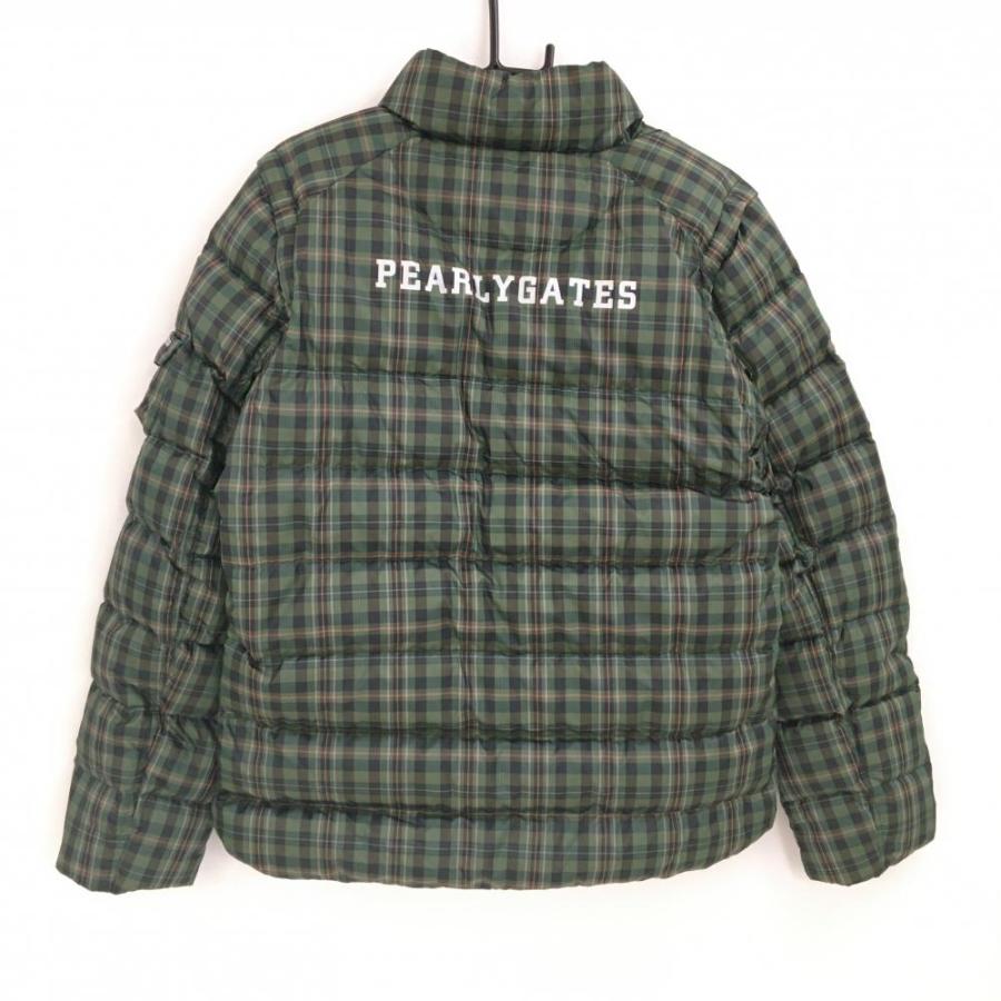⛳️美品 パーリーゲイツ 2way ダウンジャケット カーキ サイズ1⛳️ PEARLY GATES（パーリーゲイツ） 【美品】パーリーゲイツ 2WAYダウン