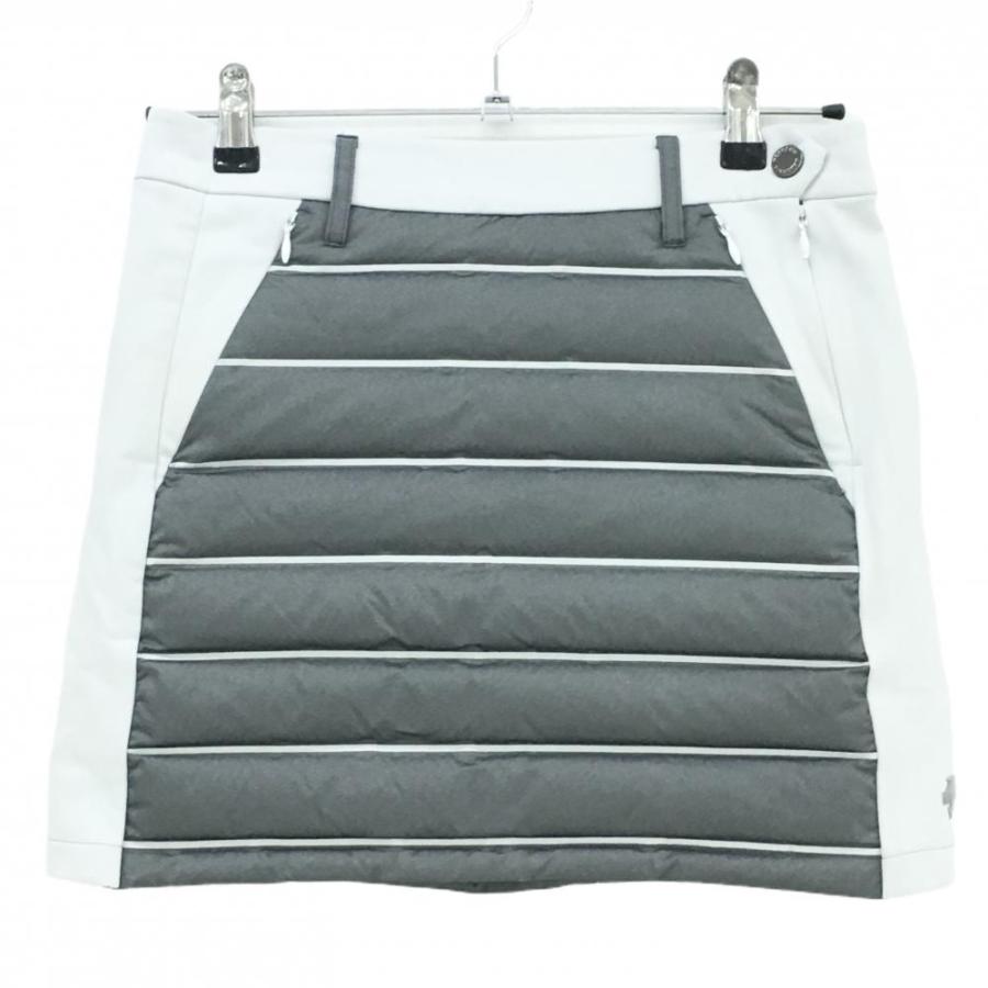 DESCENTE GOLF 【美品】デサントゴルフ 切替ダウンスカート グレー