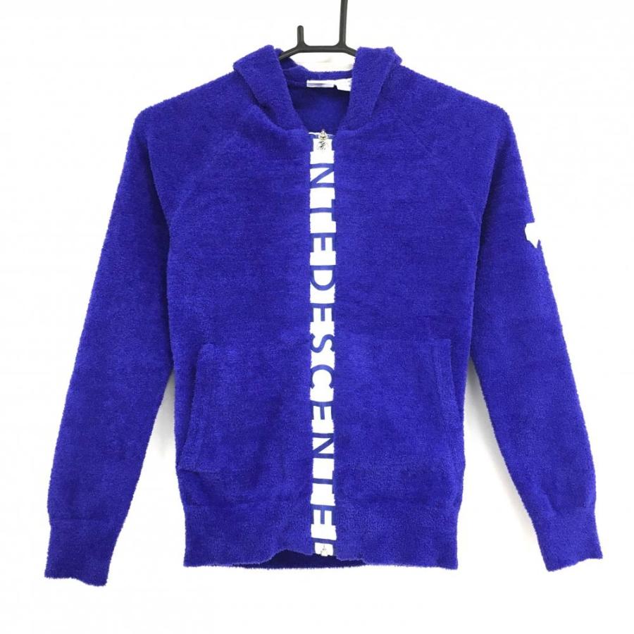 DESCENTE golf デサント ゴルフ 韓国 ニット DESCENTE GOLF 【超美品】デサントゴルフ ニットジップパーカー ブルー