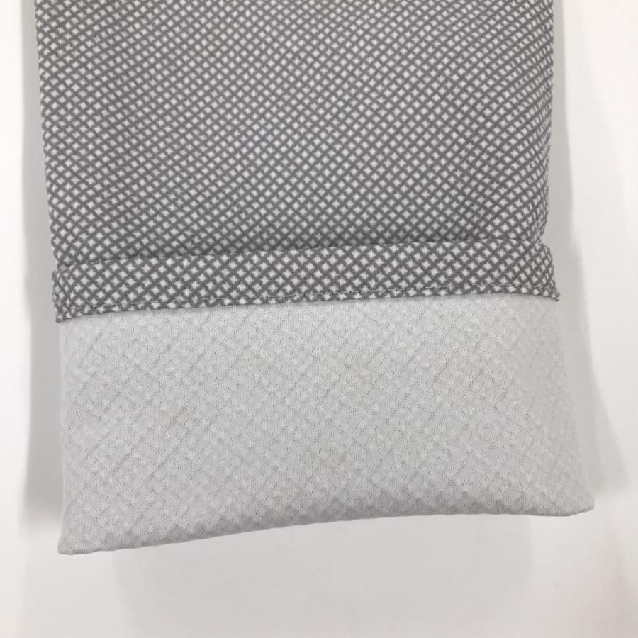 【新品】パーリーゲイツ パンツ 白×グレー ダイヤ柄風 ロゴライン  レディース 00(XS) ゴルフウェア PEARLY GATESの画像