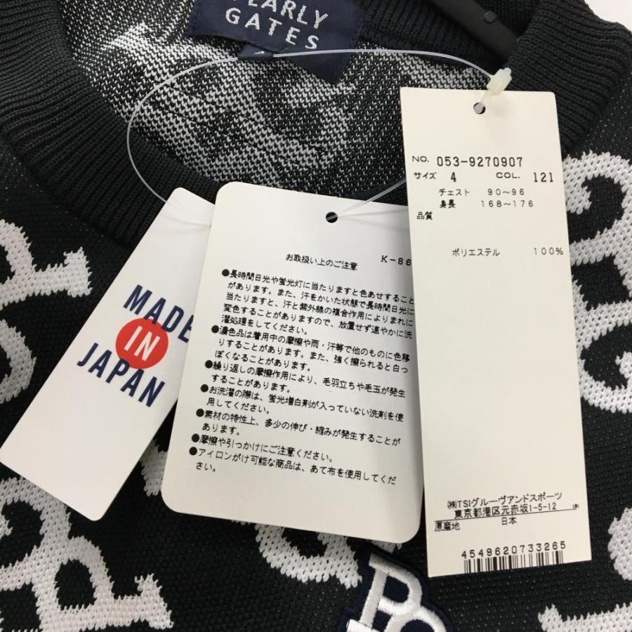 PEARLY GATES（パーリーゲイツ） 【新品】パーリーゲイツ セーター 黒