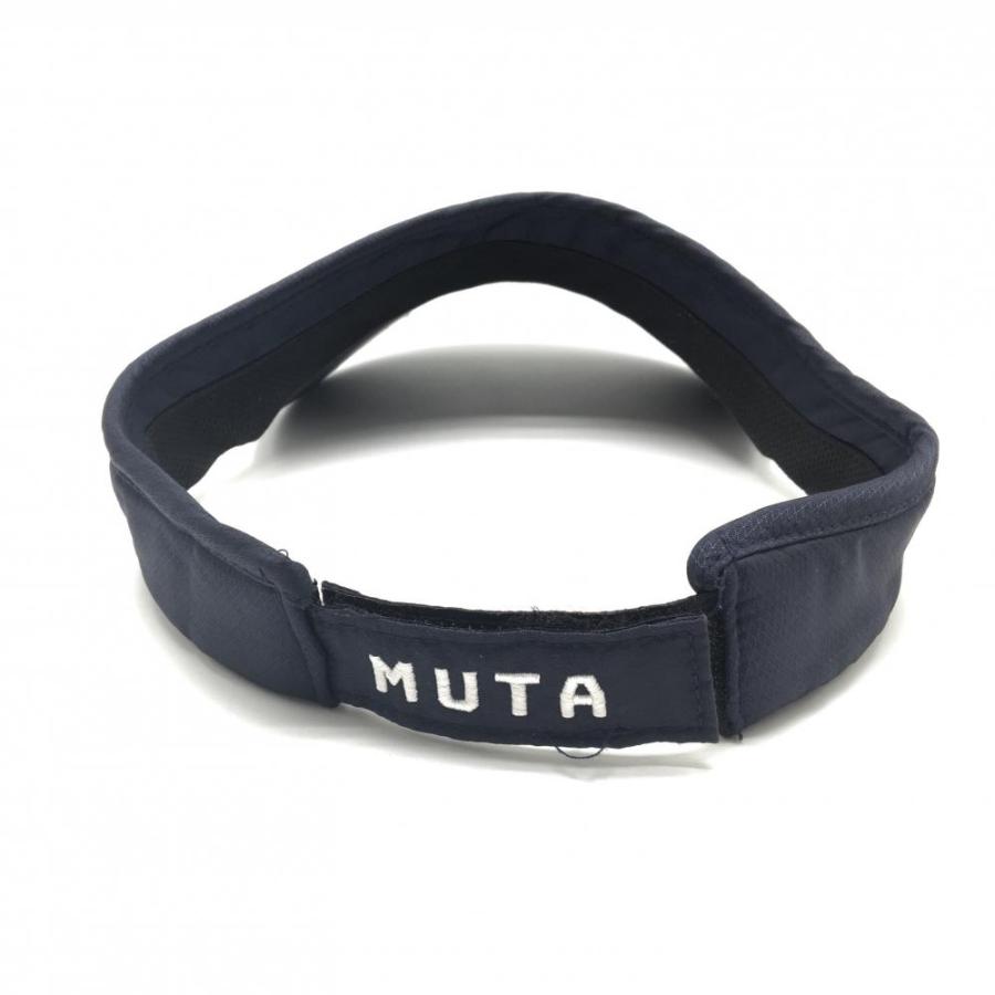 muta MARINE（ムータマリン） サンバイザー ネイビー×白 立体ロゴ 57