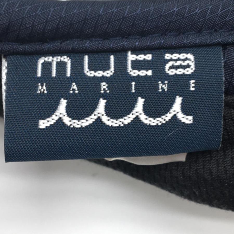 muta MARINE（ムータマリン） サンバイザー ネイビー×白 立体ロゴ 57