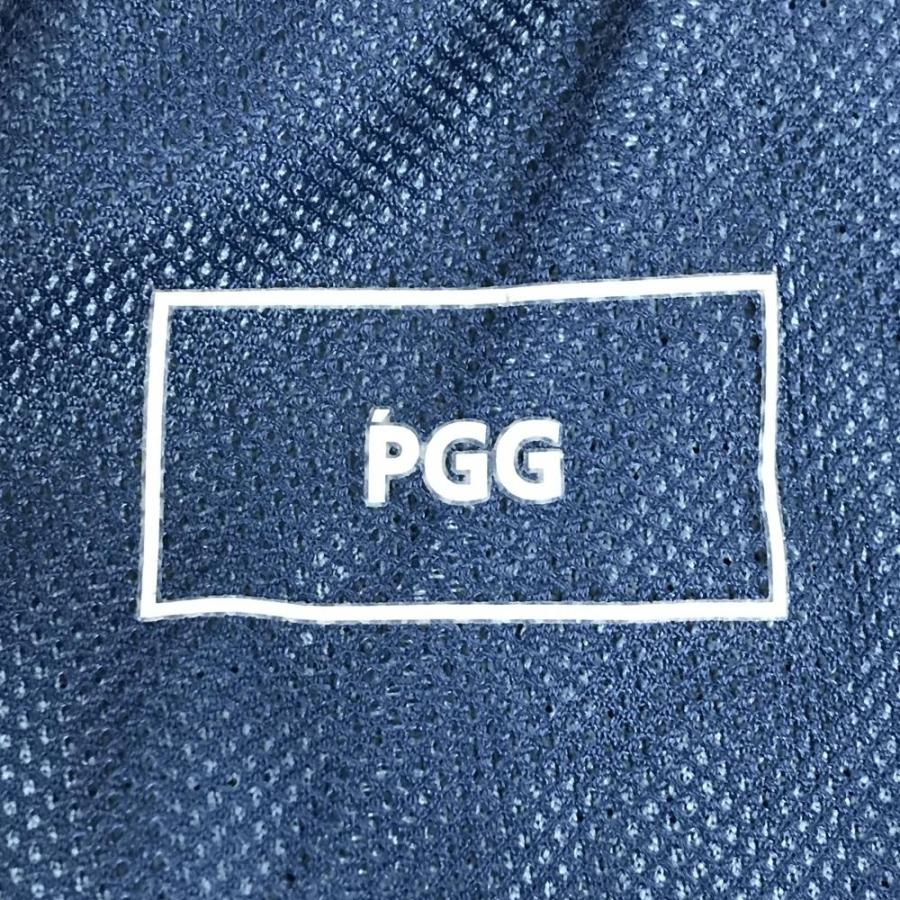 PGG 【超美品】PGGパーリーゲイツ スカート ブルーグレー×白 メッシュ
