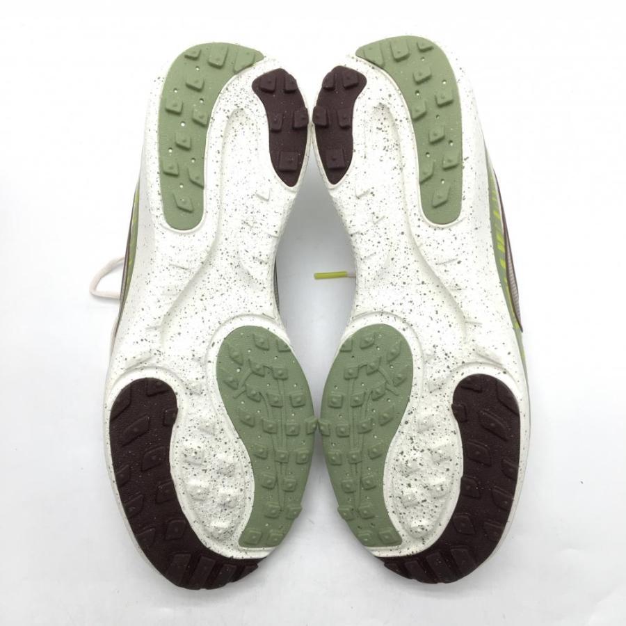 NIKE（ナイキ） 【新品】ナイキ ゴルフシューズ 白×グリーン 一部柄