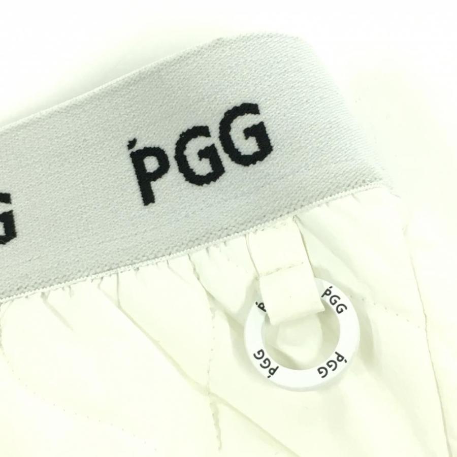 PGG 【超美品】PGGパーリーゲイツ 中綿ナイロンパンツ 白 ジョガー