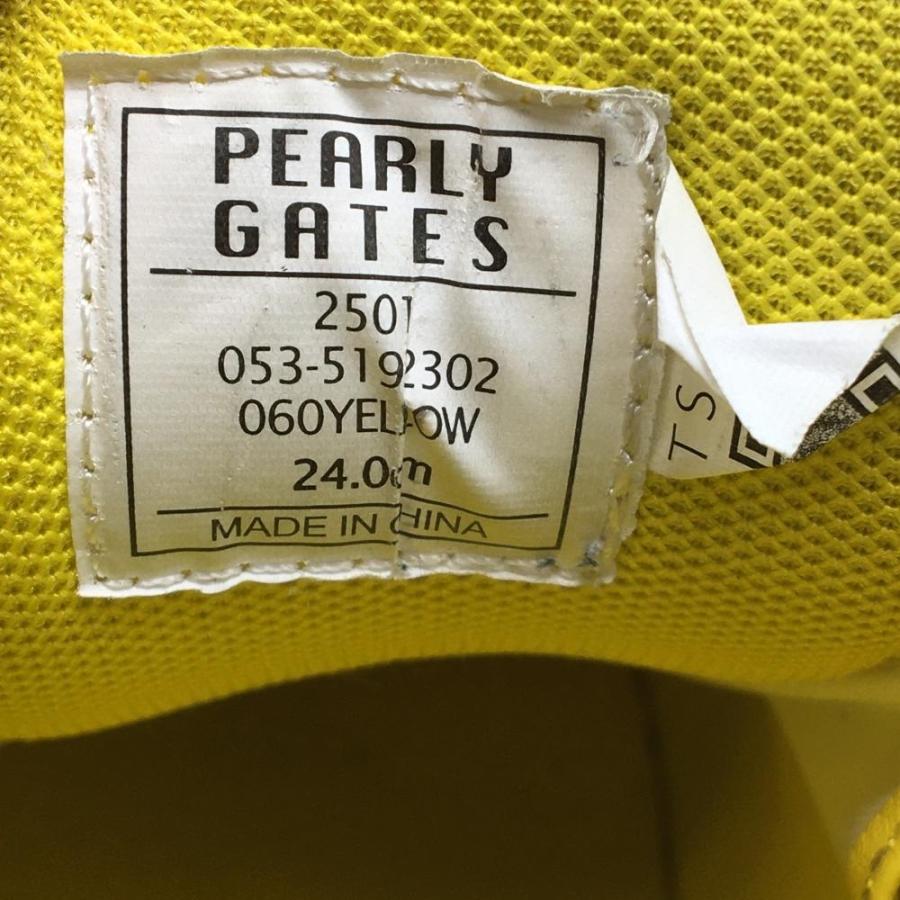 PEARLY GATES（パーリーゲイツ） ローカットゴルフシューズ イエロー