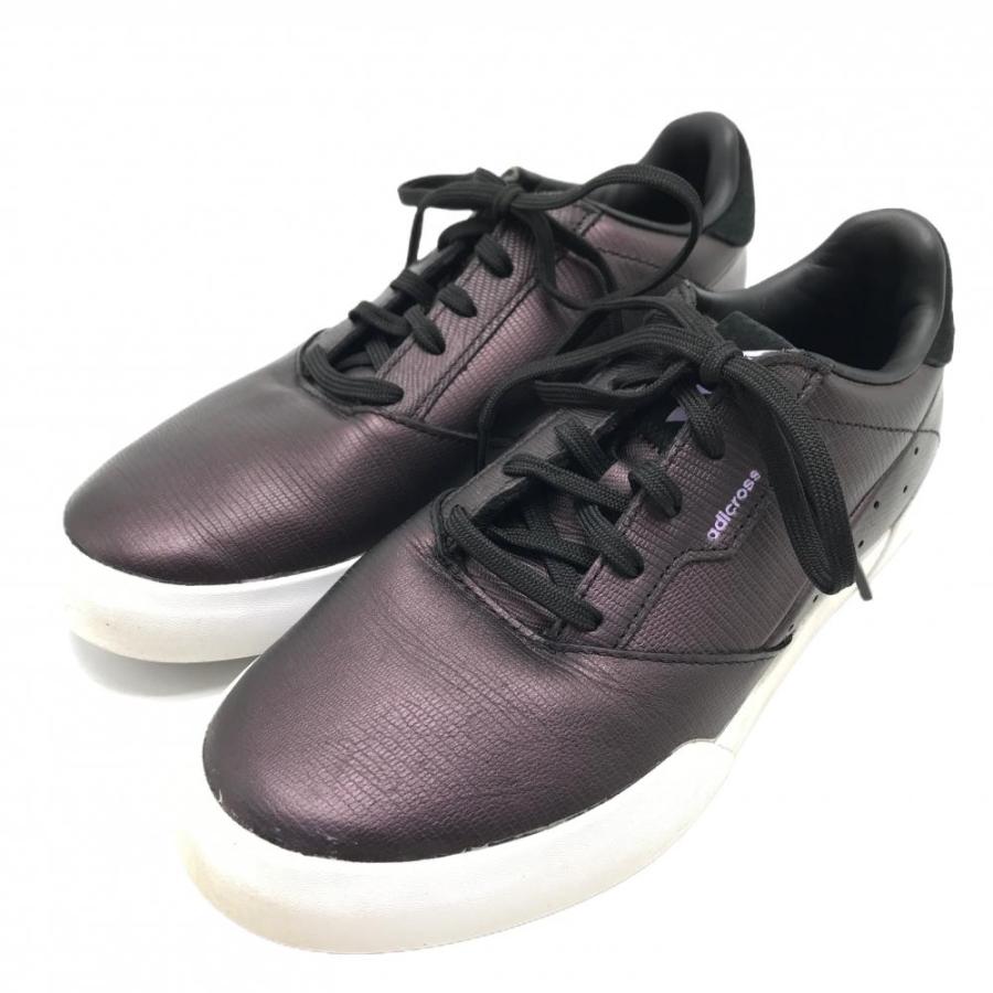 adidas（アディダス） 【美品】アディダス ゴルフシューズ パープル系