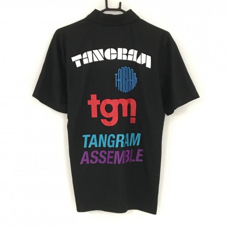 TANGRAM（タングラム） 【超美品】タングラム 半袖ポロシャツ 黒 背面 
