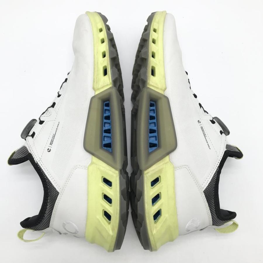 ecco（エコー） ゴルフシューズ 白×イエロー系 13042411007 BIOM C4