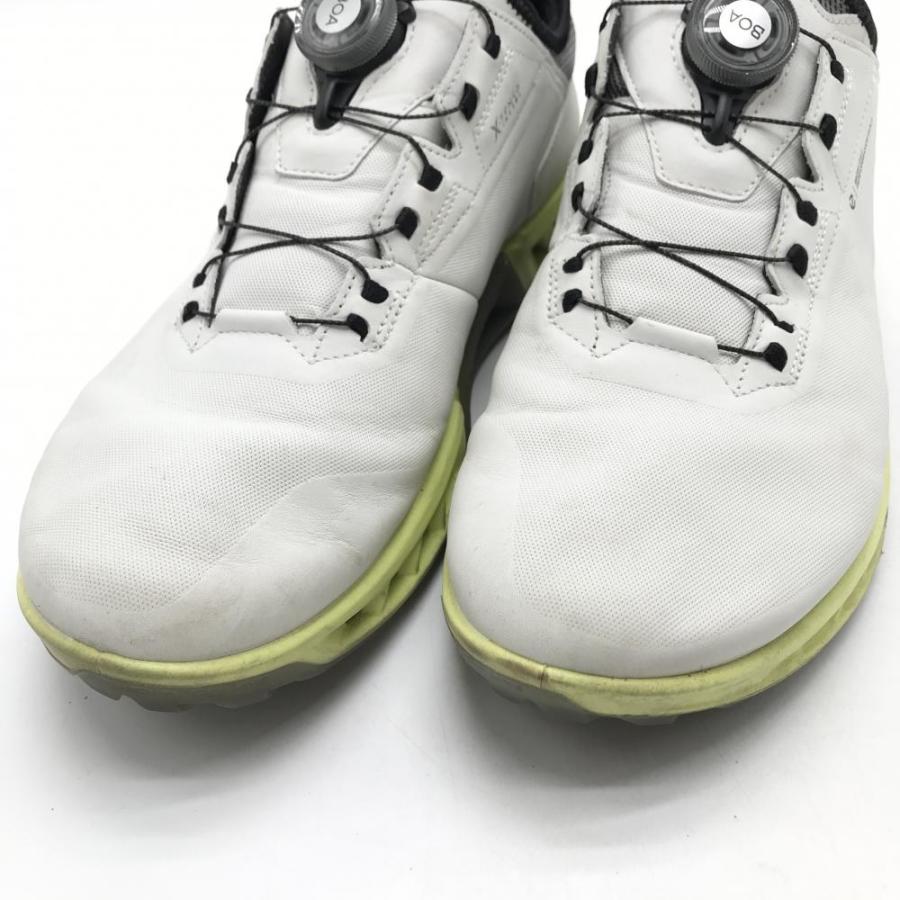 ecco（エコー） ゴルフシューズ 白×イエロー系 13042411007 BIOM C4