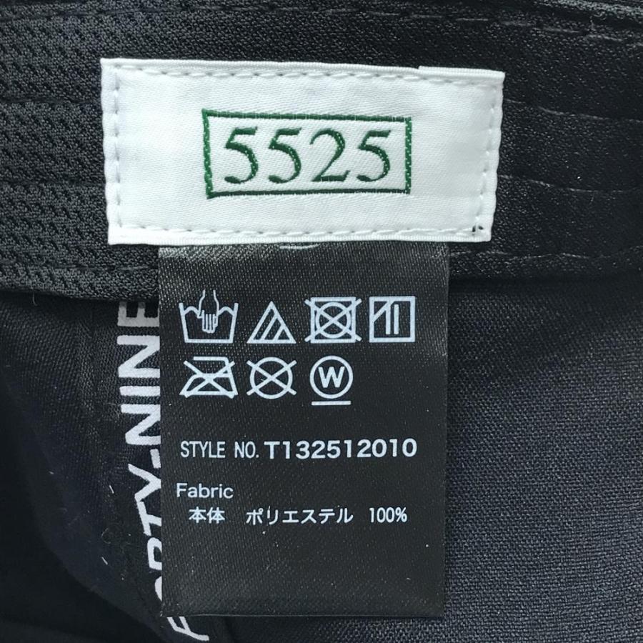 TFW49 【新品】TFW49×5525 キャップ 黒×白 ロゴプリント F ゴルフ