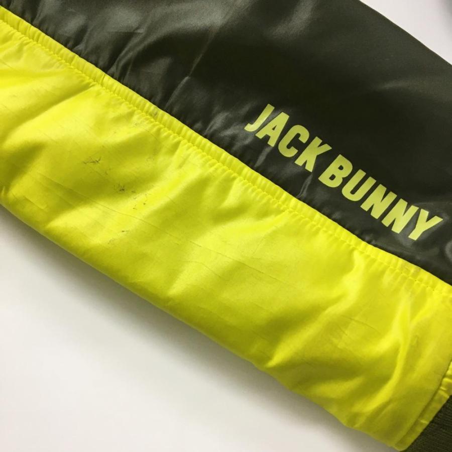 Jack Bunny!!（ジャックバニー） 中綿ジャケット カーキ×イエロー系
