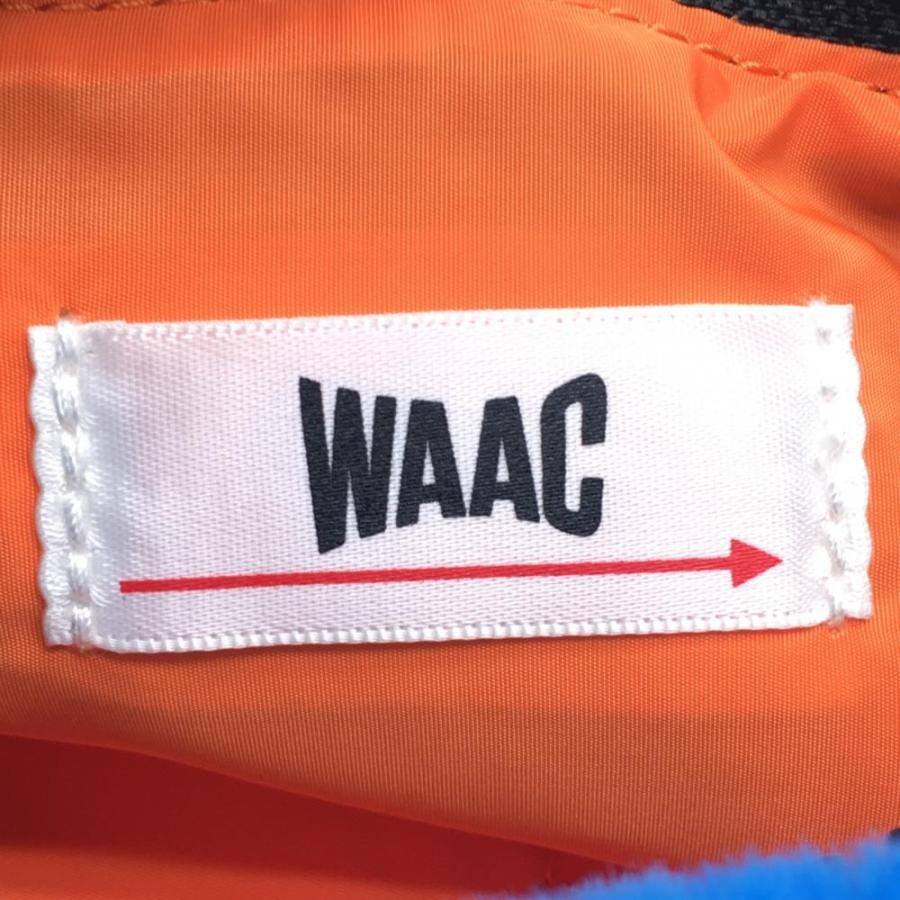 WAAC 【超美品】ワック ハンドウォーマー ブルー ファー ウエスト