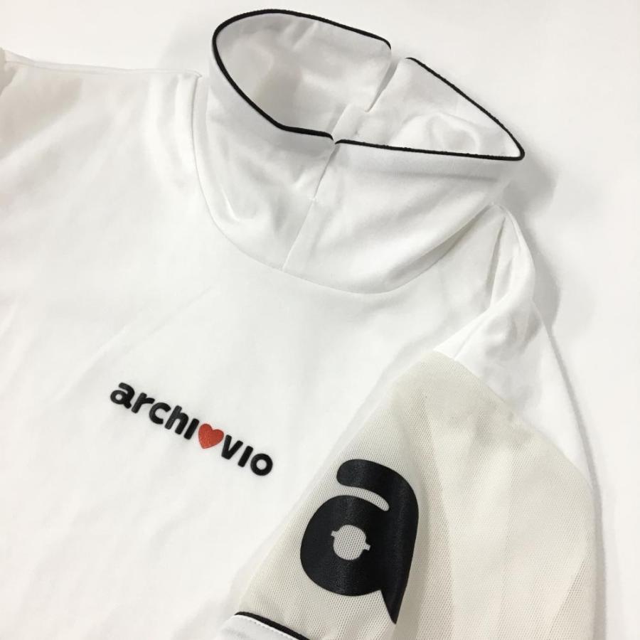archivio（アルチビオ） 【超美品】アルチビオ 襟付き半袖シャツ 白 袖