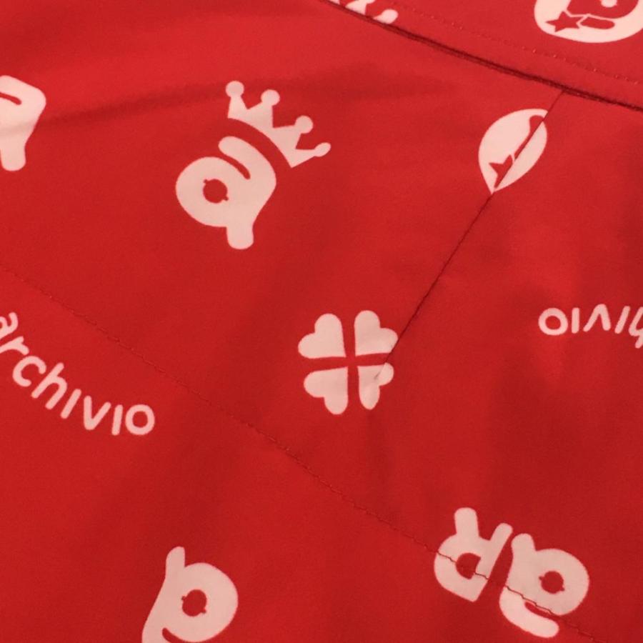 archivio（アルチビオ） 【超美品】アルチビオ 中綿スカート レッド×白