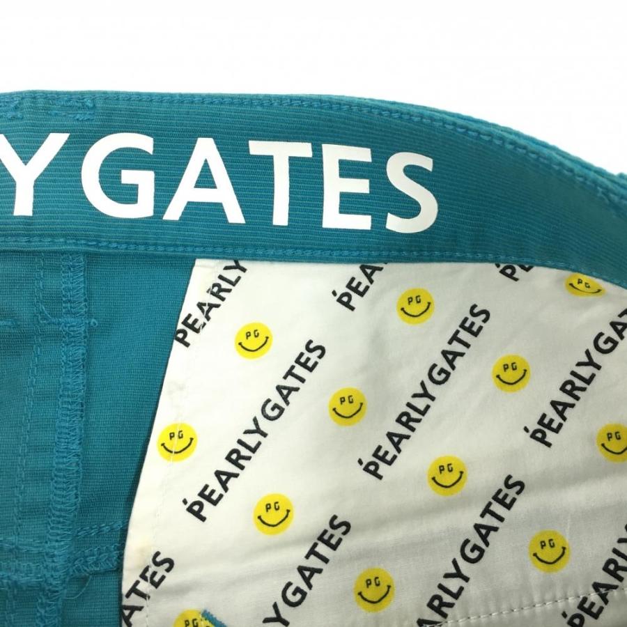 パーリーゲイツ レディース　新品タグ付き　ニコちゃんスカート PEARLY GATES - パーリーゲイツ スカート 白×ネイビー ニコちゃん総柄