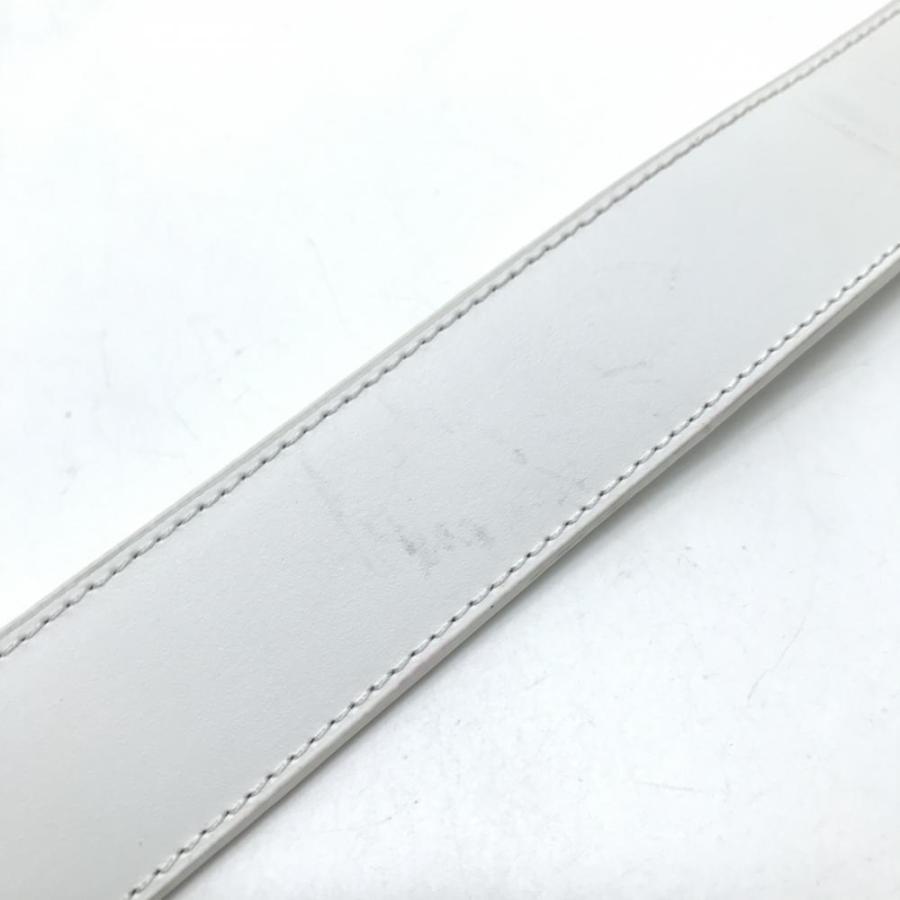 PEARLY GATES（パーリーゲイツ） ベルト 白×ネイビー 立体ロゴ