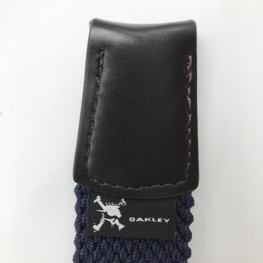OAKLEY（オークリー） 【美品】オークリー メッシュベルト ネイビー×黒