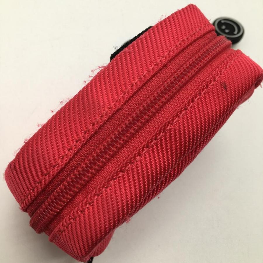 PEARLY GATES（パーリーゲイツ） ボールポーチ レッド×黒 ニコちゃん