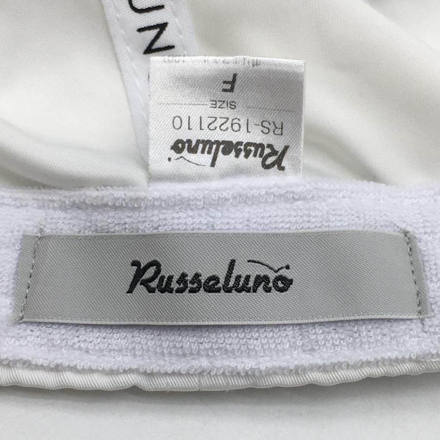 Russeluno（ラッセルノ） 【美品】ラッセルノ キャップ 白×黒 ロゴ